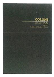 WAGE/P.A.Y.E BOOK COLINS A4 P9-77